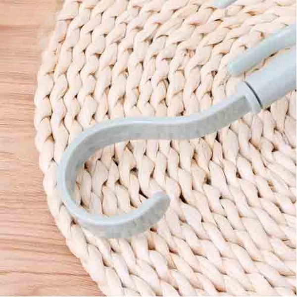 1/4Pcs Rotatable Hook Wardrobe Bag Rack Organizer Holder for Closet Scarf Belt Shoes Hanging Storage Hooks(random color)