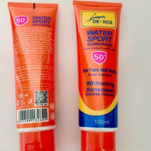 De-Hoi Water-Resistant Whitening & Moisturizer Sunblock Sunscreen – photo 2