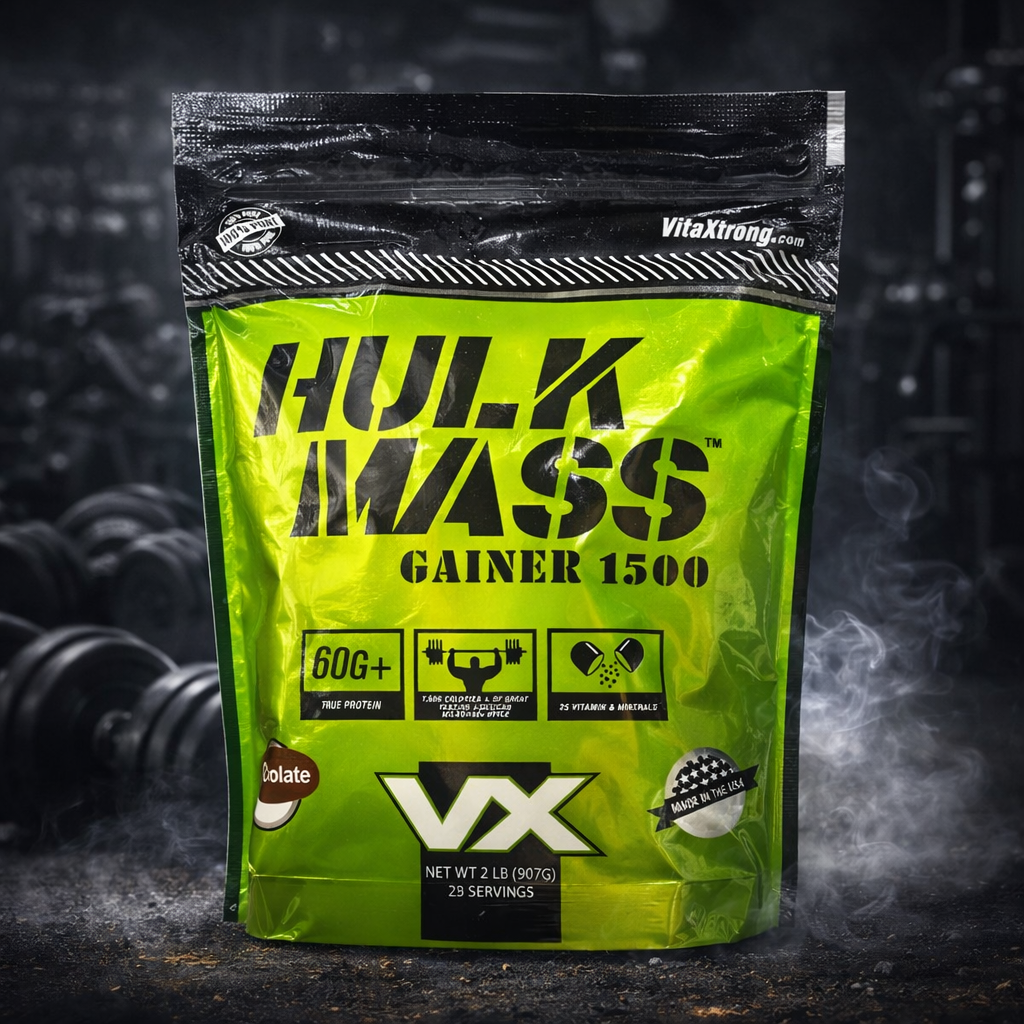 VitaXtrong VX Hulk Mass Gainer 1500 Dietary Supplement Heavy Weight Builder �2 LBS (907g)
