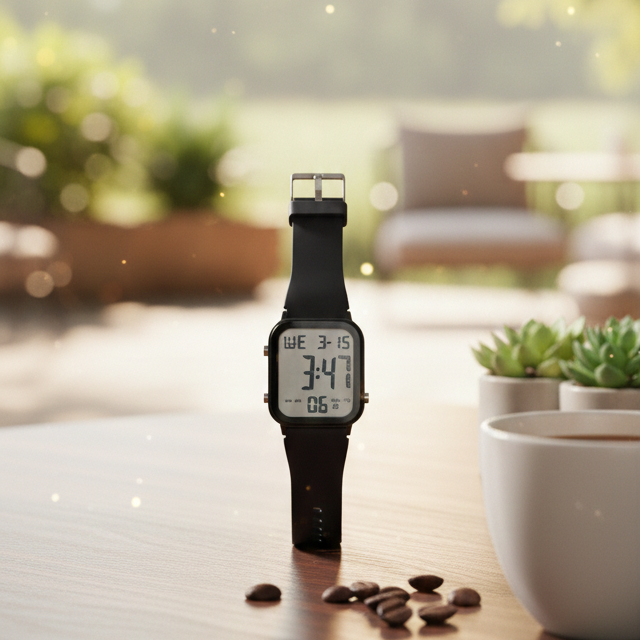 Digital Sports Watch with Stopwatch, Waterproof Design – photo 3