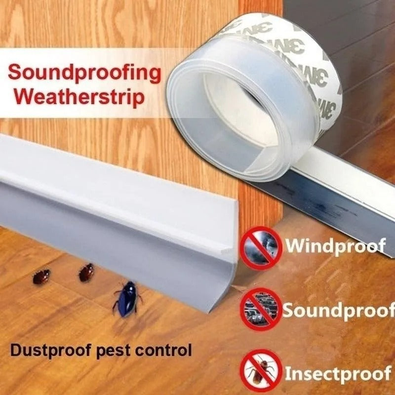 5 Meter Self Adhesive Door Seal Strip Weatherproof Door & Window Gap Sealing Tape