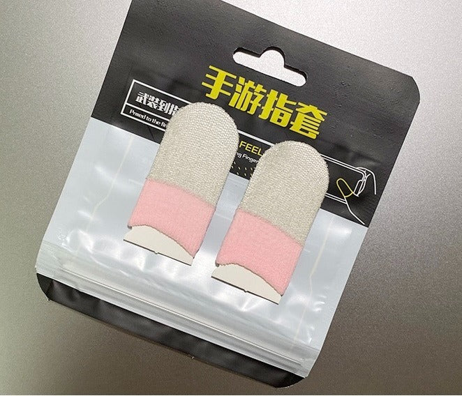 Gaming Finger Sleeves �2 Pcs Pack Sweat-Proof Breathable Thumb Sleeves for Mobile Gaming
