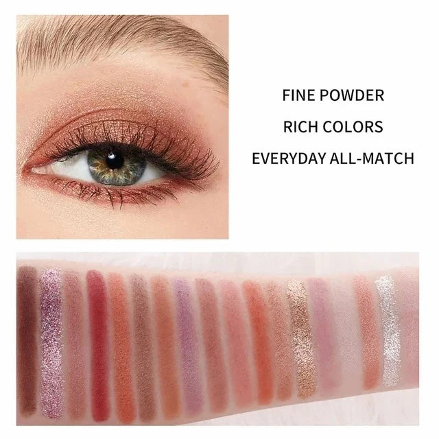 Warda Beauty 26 colors Matte Long Lasting Pigmented Eyeshadow palette