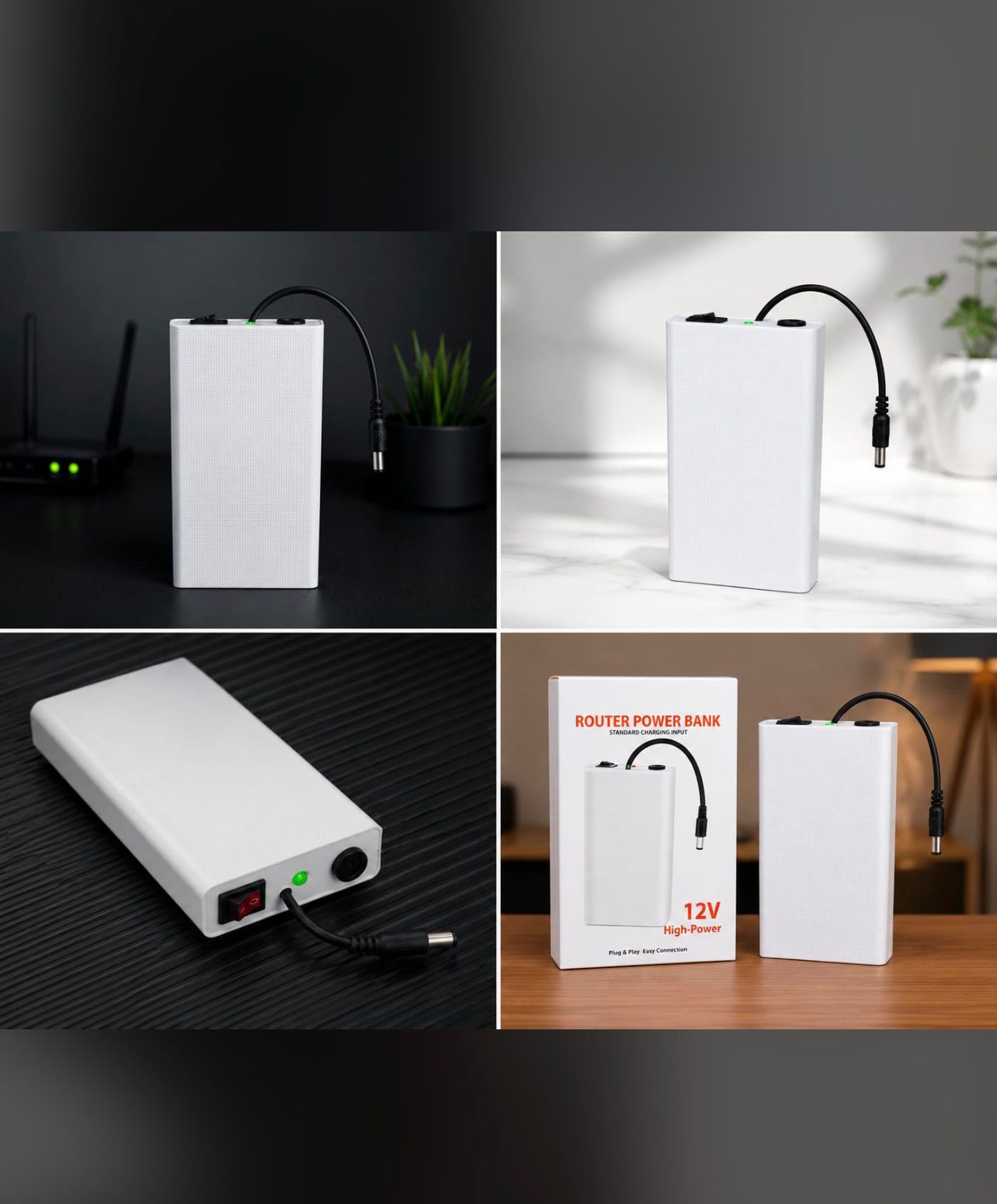 Xiaomi Mi 20000Mah 12V Router Power Bank �Mini UPS Battery Backup for Wi-Fi Routers