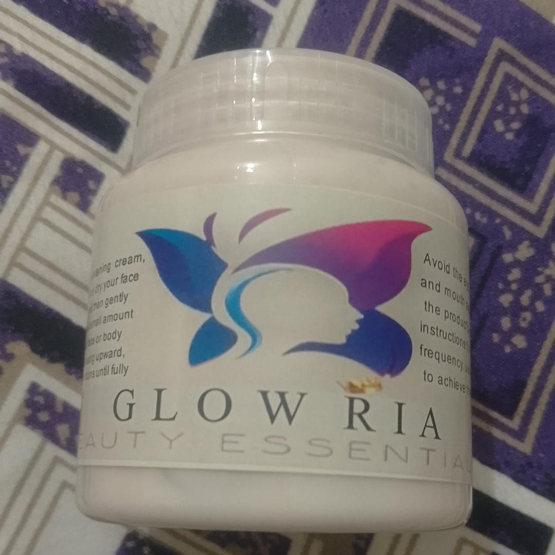 Glow Ria Zafrani Whitening Cream Natural Skin Care Formula Brightens Complexion Reduces Dark Spots Enhances Smooth Radiant Glow - 200g
