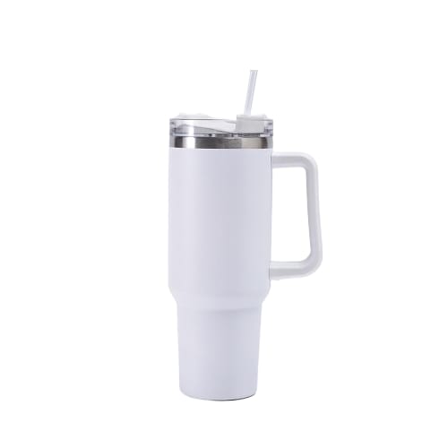 Premium Simple Tumbler 40oz �Elegant Stainless Steel Hot & Cold Cup (Random Color)