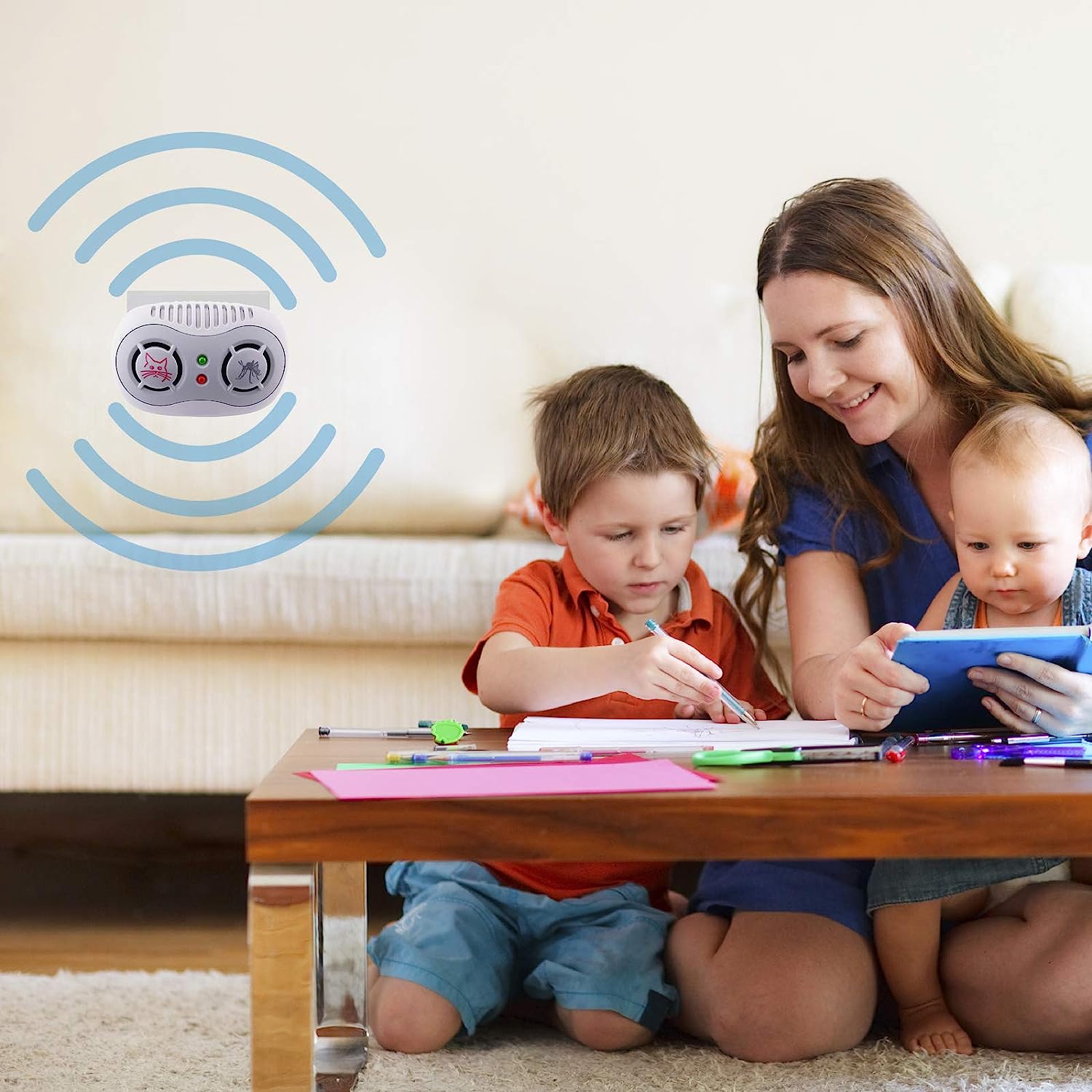 Super Ultrasonic Mouse &amp; Mosquito Repeller for Homes And Apartments
