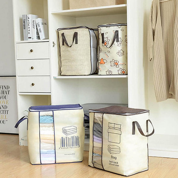 Heavy Quality Barcode Print Storage Bag Non Woven - Good for cloth storage