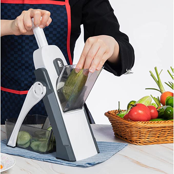 Mandoline Food Slicer Vegetable Cutter, Safe Food – photo 4
