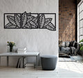 3D wooden 3 Piece Long Leaf Panels | Wall Hanging wooden Art | Wall art I Wall art for room decoration