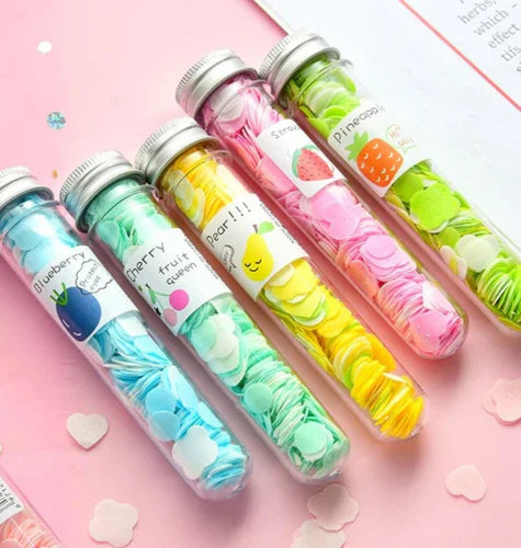 120pcs Disposable Paper Flower Soap Tube �Portable Handwash Sheets for Kids & Adults | Travel-Friendly Pocket Soap Flakes