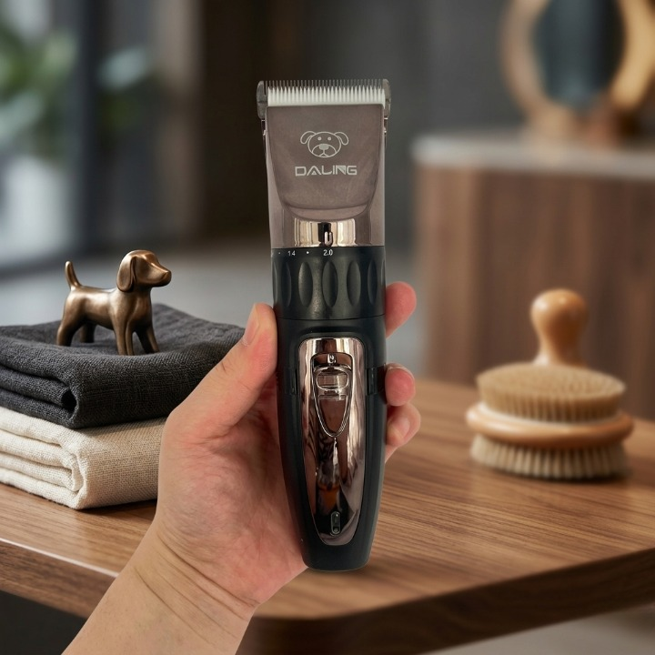 Daling Rechargeable Professional Pet Clipper Electric Grooming Trimmer for Dogs & Cats