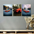 Set of 3 Premium Wall Art Photo Tiles �Modern Home Decor Sets 8x11