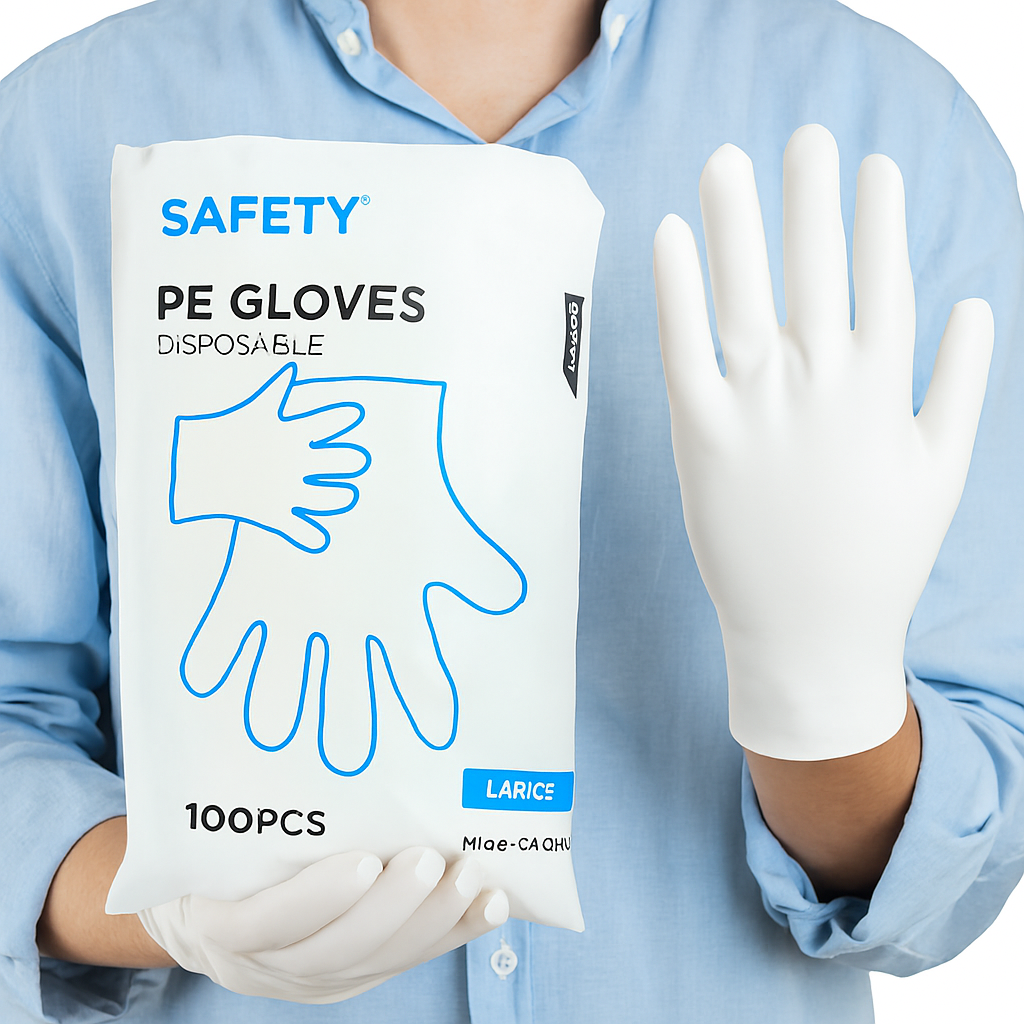 Safety Disposable Gloves �Reliable Protection, Comfort & Hygiene (Pack of 100)