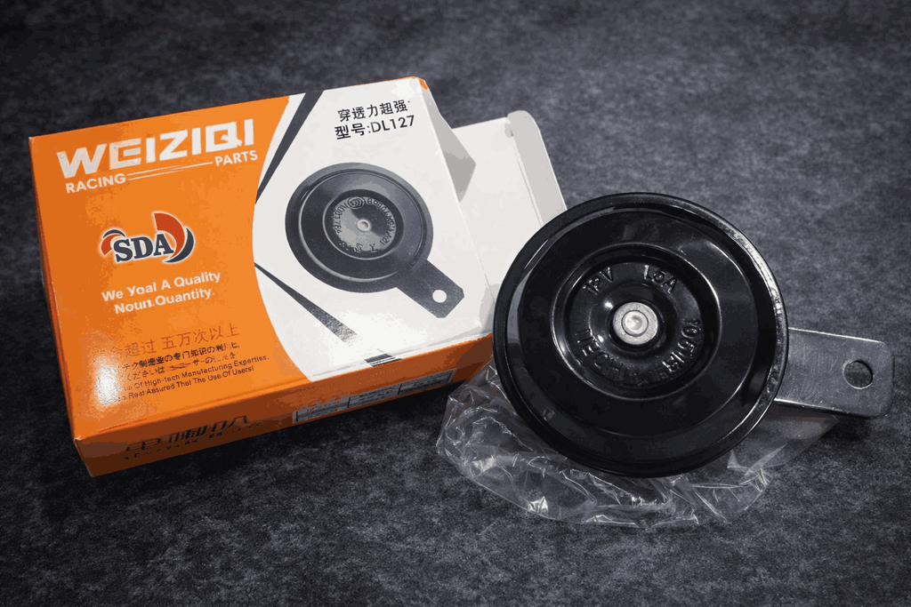 WEIZIQI Racing Universal Electric Horn �12V High-Intensity Sound for CD70, CG125 & All Motorcycles