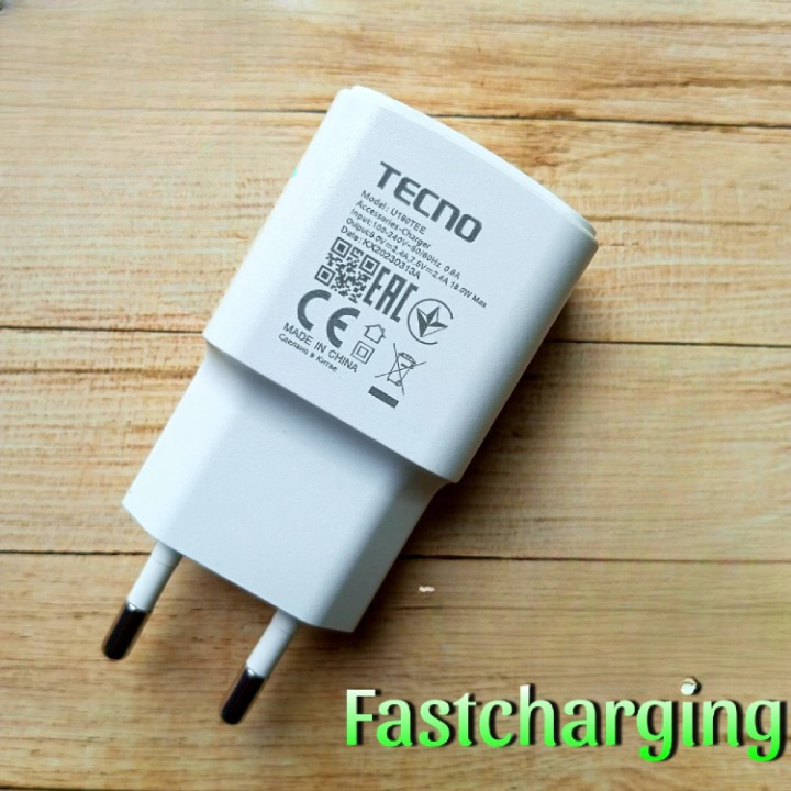 Tecno Fast Charging Charger with USB Cable – photo 1