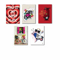 Set of 5 Premium Wall Art Photo Tiles �Modern Home Decor Sets  8x11