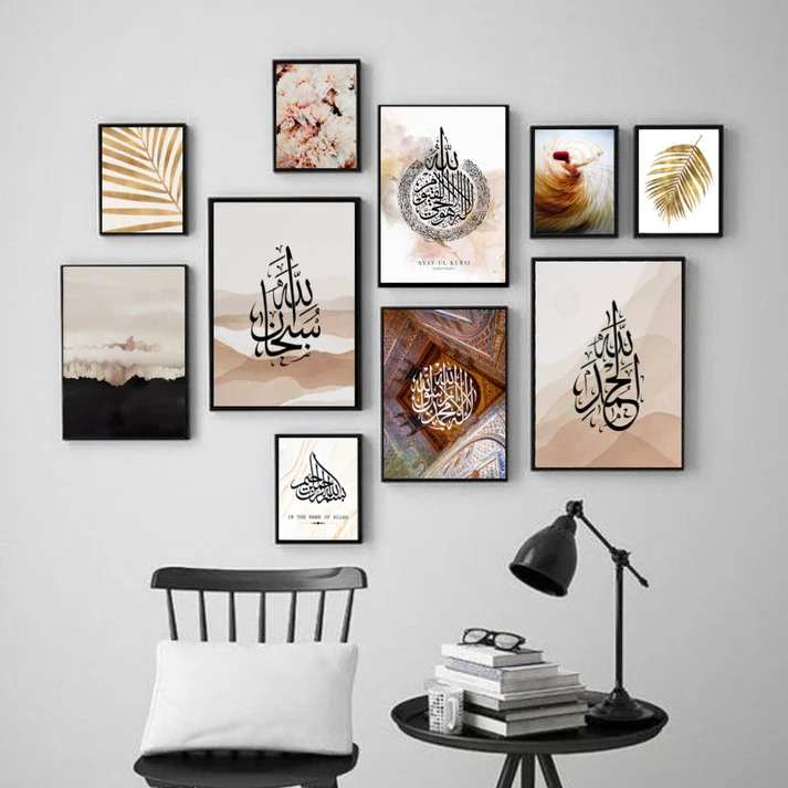 Gallery Wall Frame Collection �10 Modern Frames with Double Tape, Perfect for Home Decor