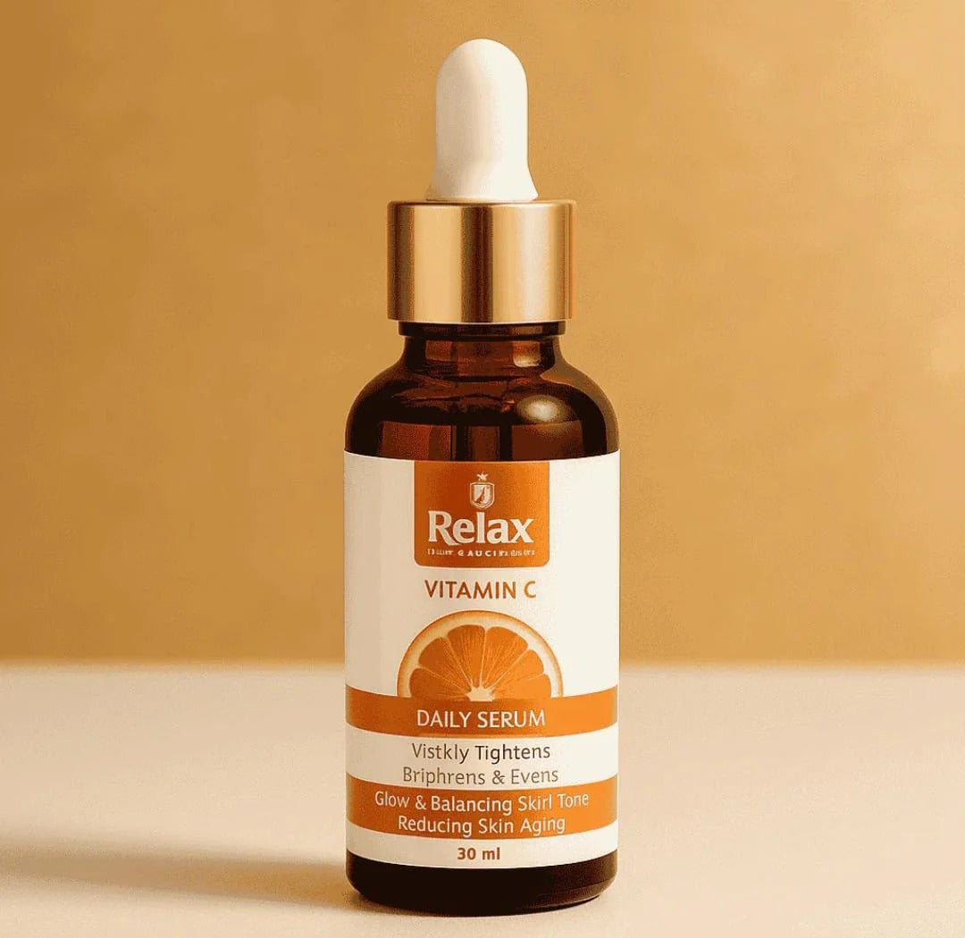 Relax Vitamin C Daily Face Serum �Brightening, Anti-Aging & Hydrating Formula For Healthy Radiant Skin (30ml)