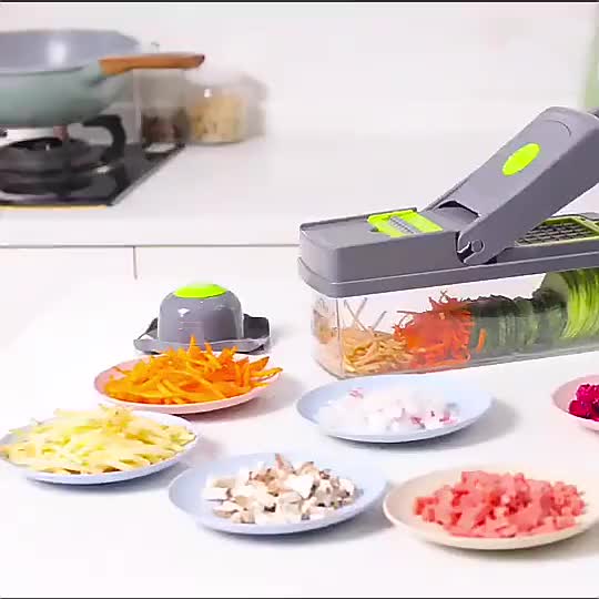 Deluxe 16-In-1 Multifunctional Vegetable Chopper & Slicer with