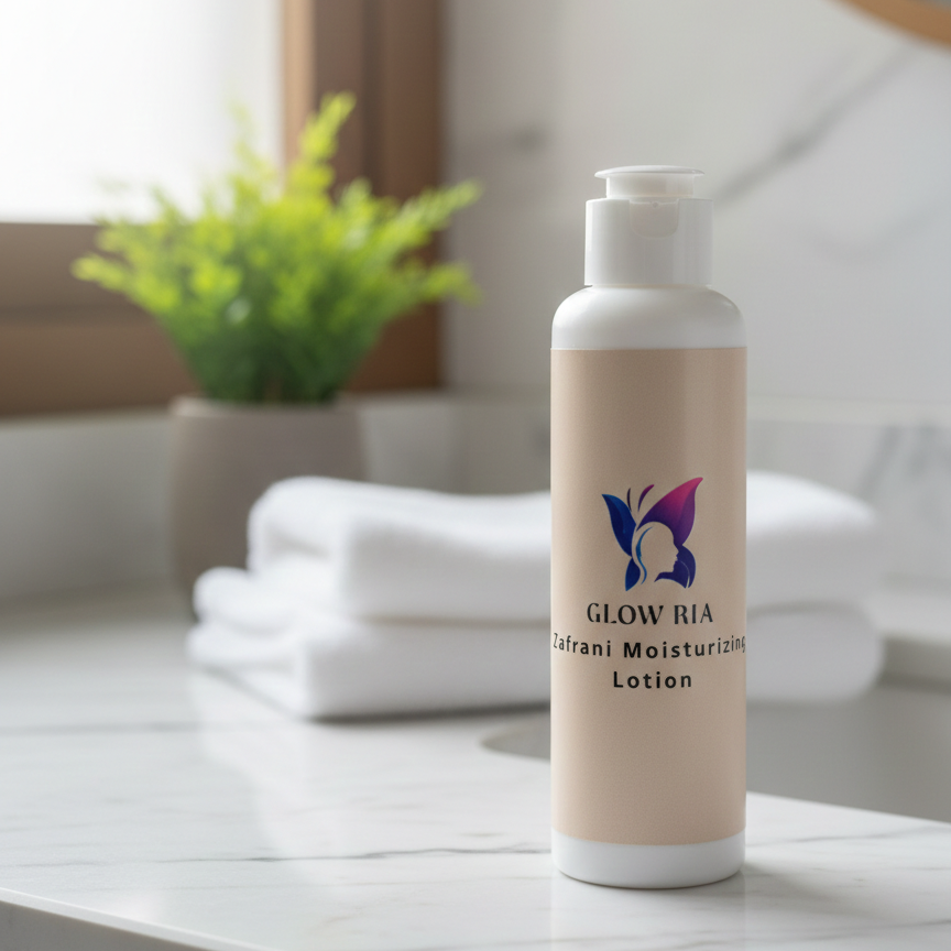 Glow Ria Zafrani Moisturizing Body Lotion �Deep Hydration & Natural Glow, 120 ml | 1 Pc