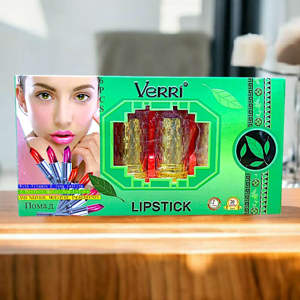 6 Pcs High Pigmented Velvet Matte Lipstick Set �Long-Lasting Multicolor Lip Shades With Smooth, Soft Texture For A Perfect Everyday Glam Look