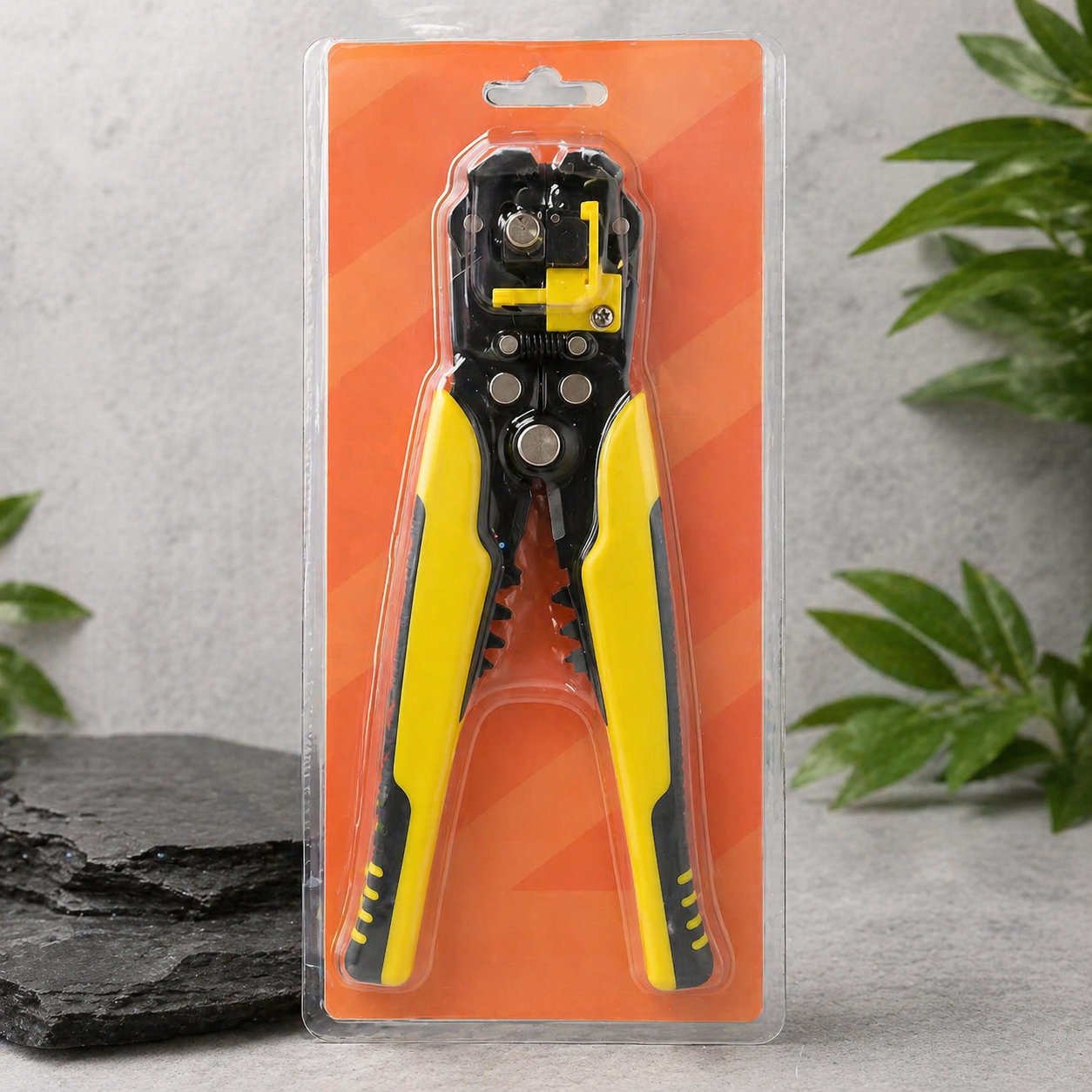 Self-Adjusting Multifunctional Wire Stripper & Crimper �Heavy Duty Automatic Stripping Pliers for 10-24 AWG Wire