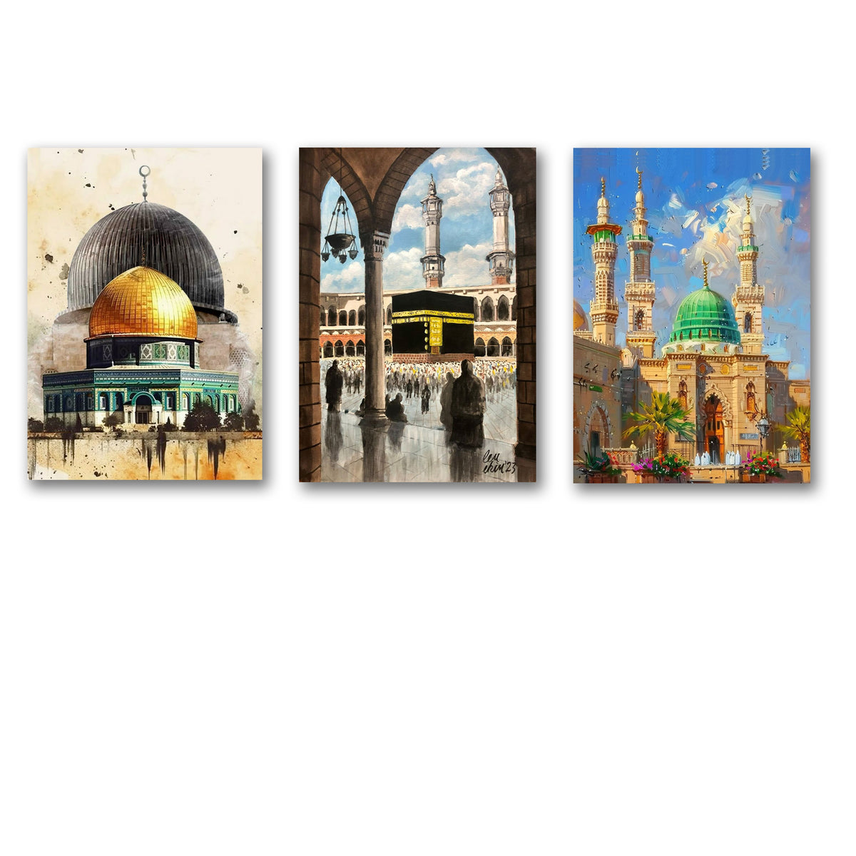 Set of 3 Premium Wall Art Photo – photo 1