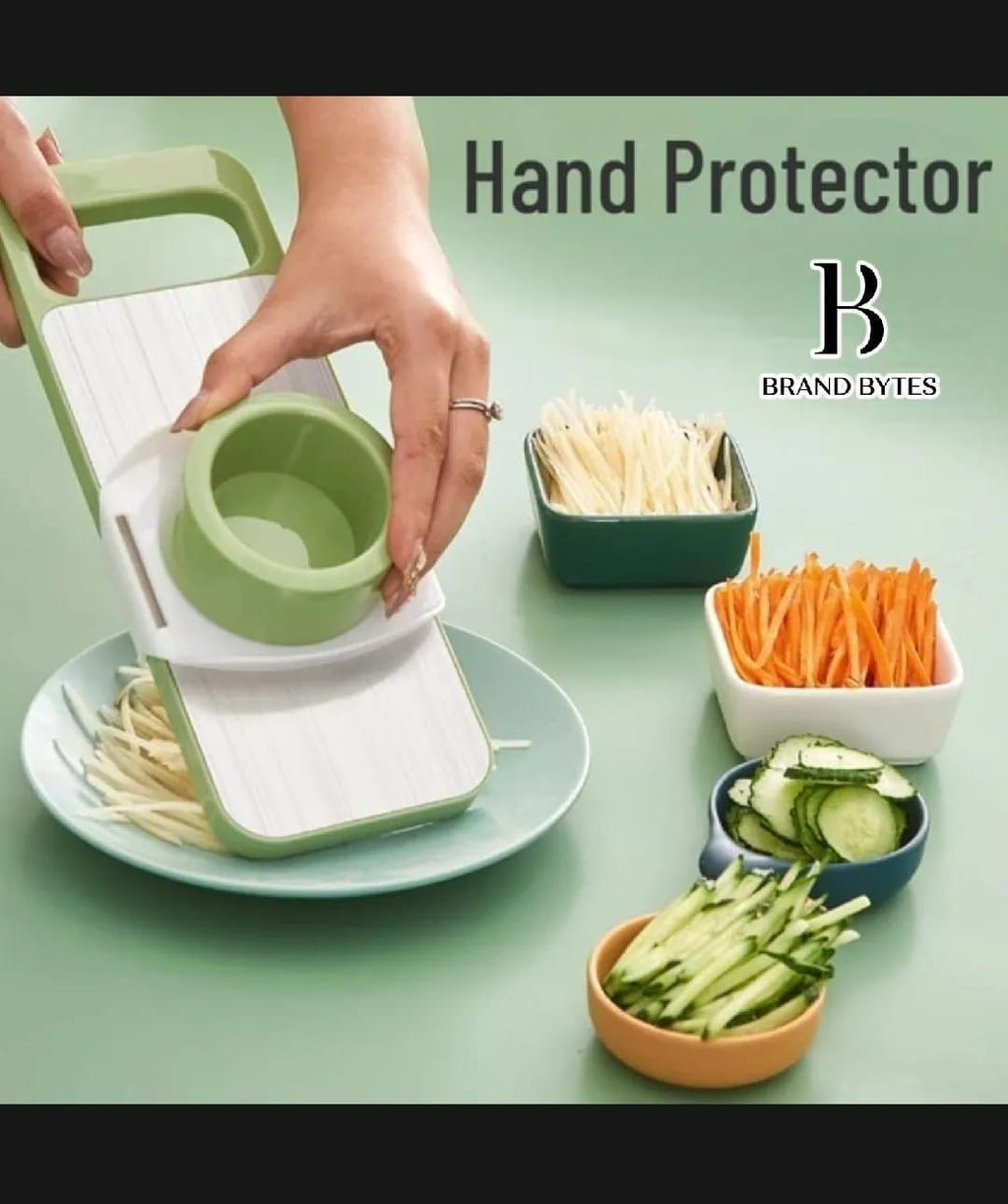 5-in-1 Multi-Functional Vegetable Slicer & Grater �Adjustable Mandoline Cutter