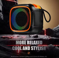S11 Mini Portable Bluetooth Speaker with Phone Holder, RGB Lights, Super Bass & 10-Hour Playtime �Compact Travel Wireless Speaker (Random Color)