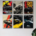 Set of 6 Premium Wall Art Photo Tiles �Modern Home Decor Sets