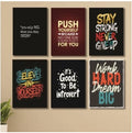 Set of 6 Wooden Photo Tile Wall Art Frames (8?11 Inches) �MDF Spiritual Wall D?or with Easy Stick Back