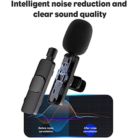 K9 Multi-Interface Wireless Collar Microphone Type-C &