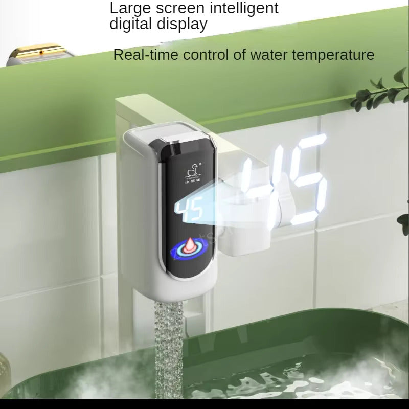Electric Water Heater Tap Instant Hot Water Faucet Heater Cold Heating Faucet Tankless Instantaneous Water Heater (Random Color)