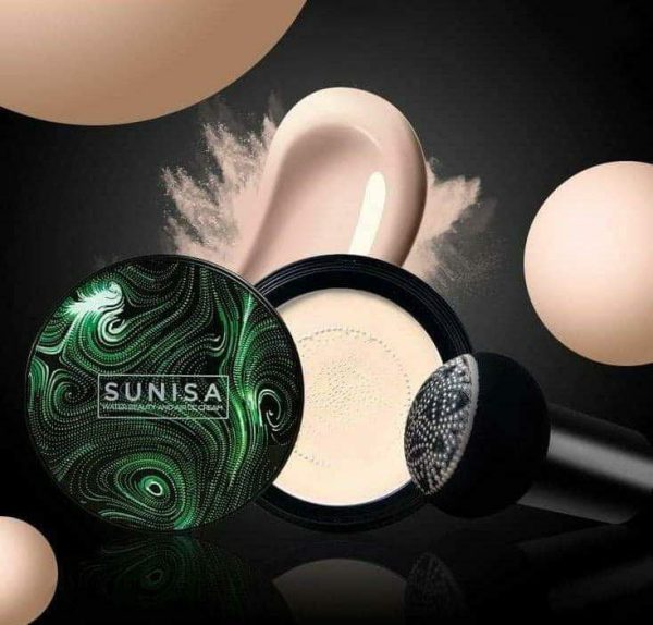 SUNISA Water Light Beauty Cushion CC Cream �Lightweight, Hydrating, and Flawless Coverage for a Radiant Complexion ( 20gm Quantity )
