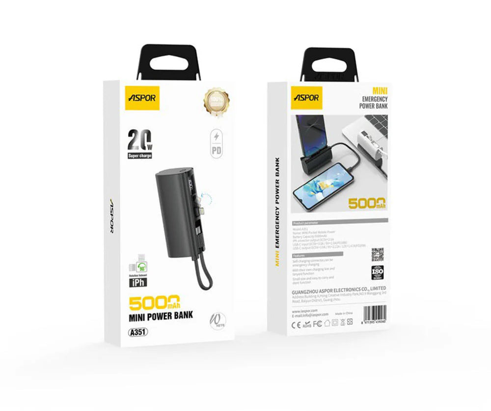 Aspor A351 2in1 Iphone & Type-C Flexible – photo 4