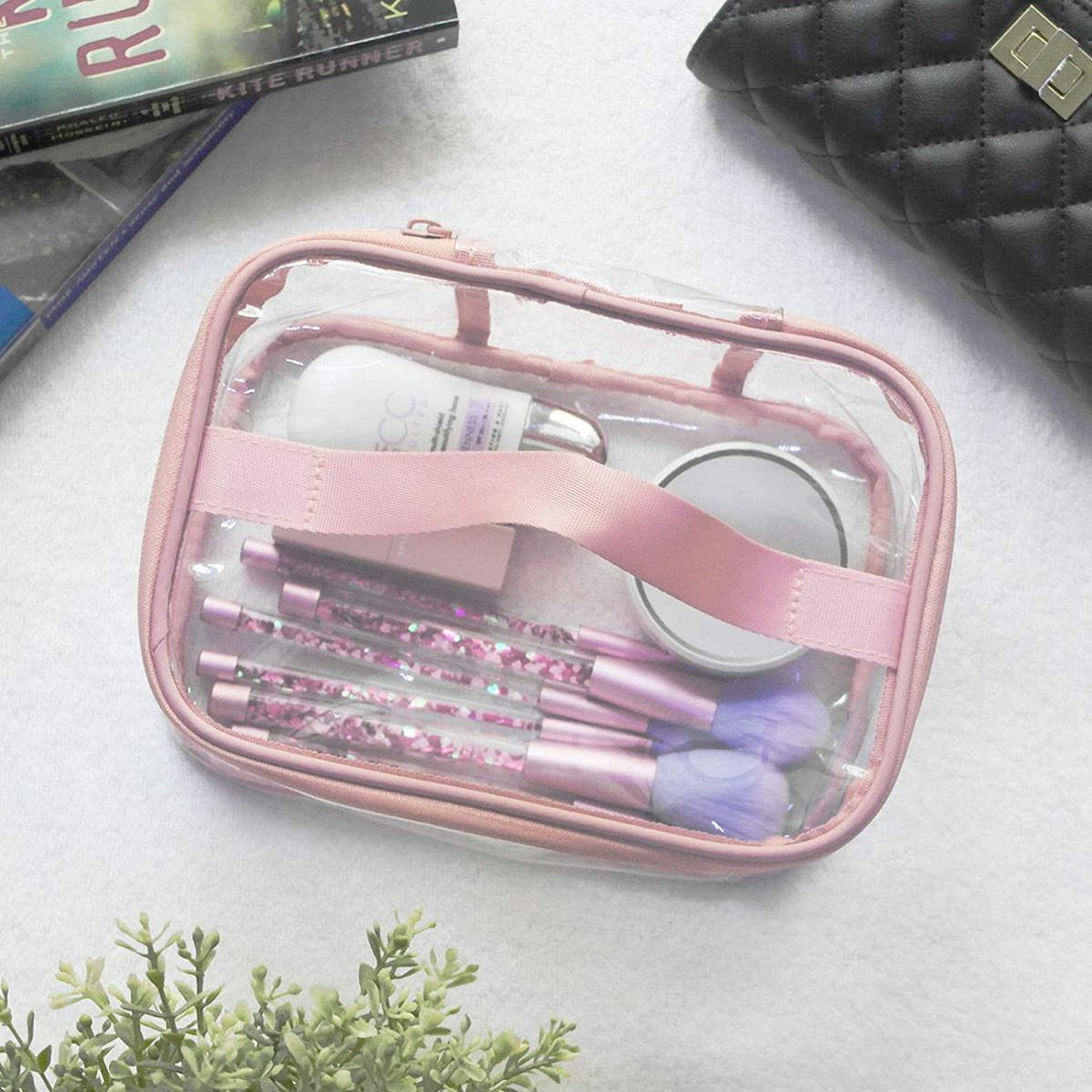 Makeup Cosmetic Clear Bag Portable Transparent Travel – photo 2