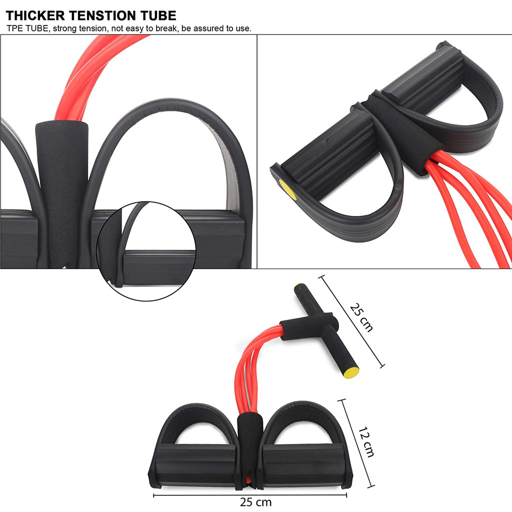 Foot Pedal Resistance Band Elastic Sit-Up Pull