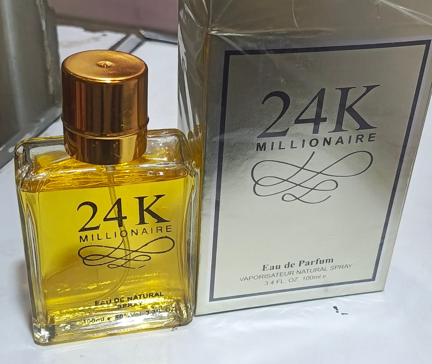24K MILLIONAIRE Eau De Parfum for Men �Premium Long-Lasting Luxury Vaporisateur Natural Spray - 100ml