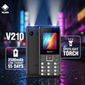 Villaon V210 1.8 Inch LCD Dual SIM Mobile With Removable 2500mAh Battery Basic Camera FM Radio Torch Light And PTA Approved (Random Color)