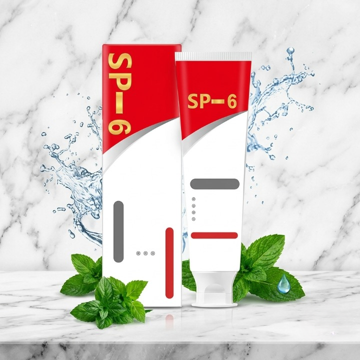 Premium SP-6 Ultra Whitening Probiotic Toothpaste �Advanced Stain Removal & Fresh Breath Oral Care