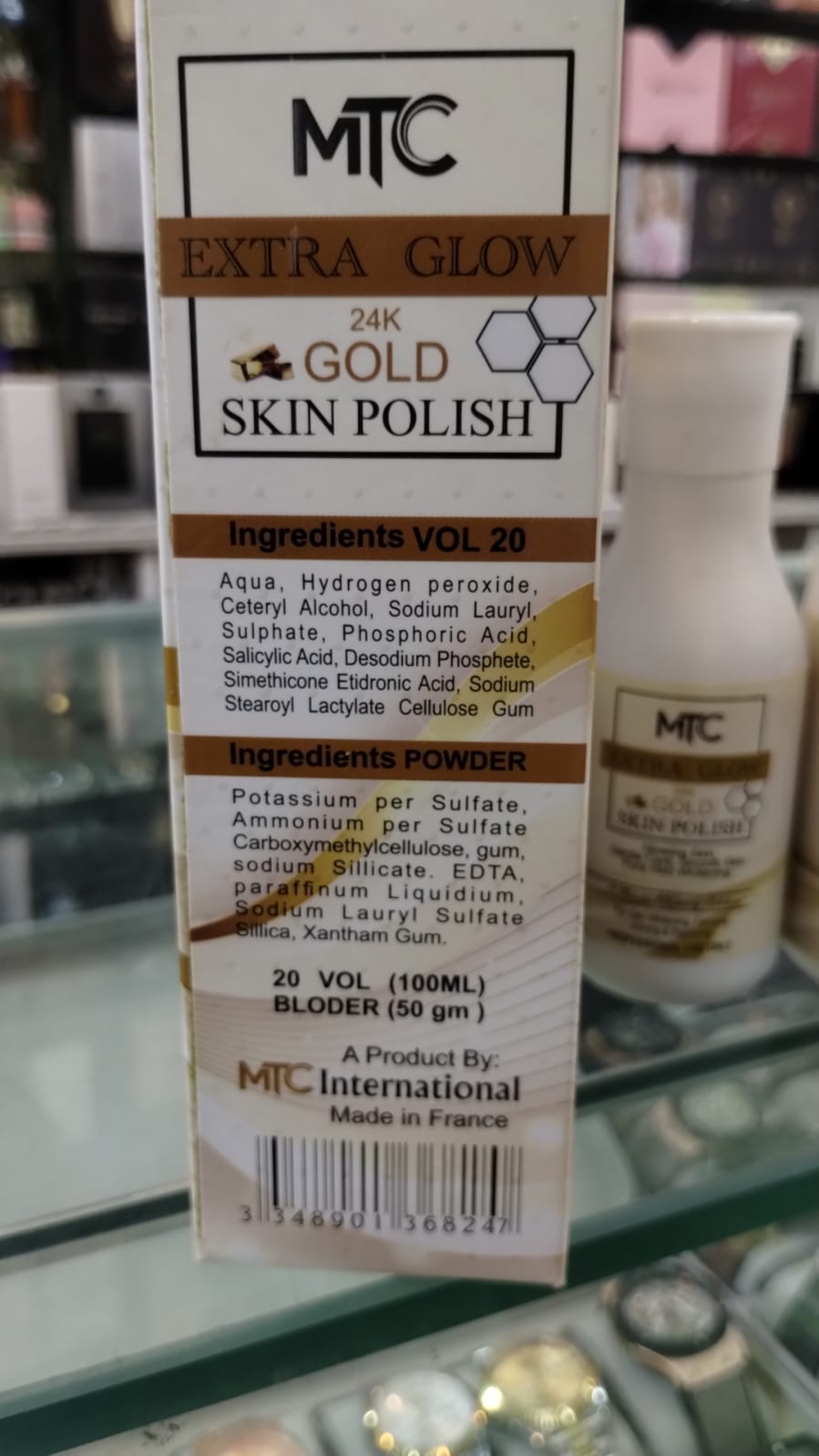 MTC International Extra Glow 24K Gold Skin Polish Kit �Professional Face & Body Brightening System