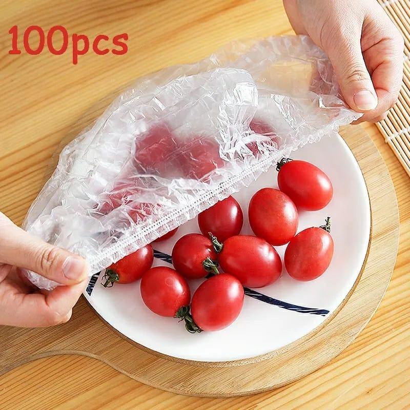 Transparent Polythene Food Covers for Kitchen Storage