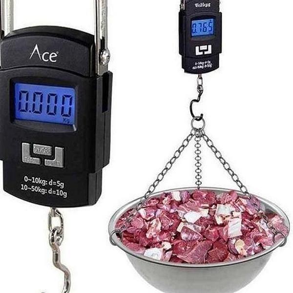Digital Portable Mini Weight Scale 50kg LED Clear