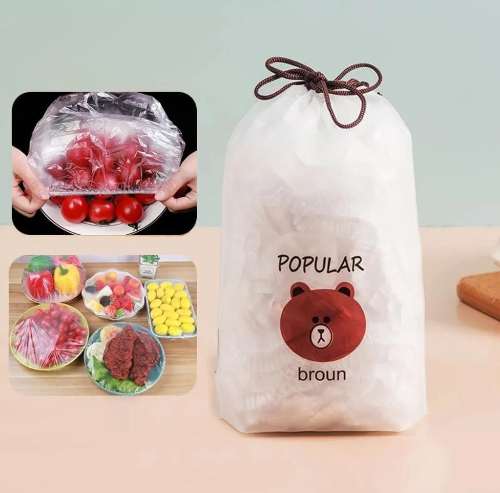 Popular Bear Food Covers Transparent Plastic Storage