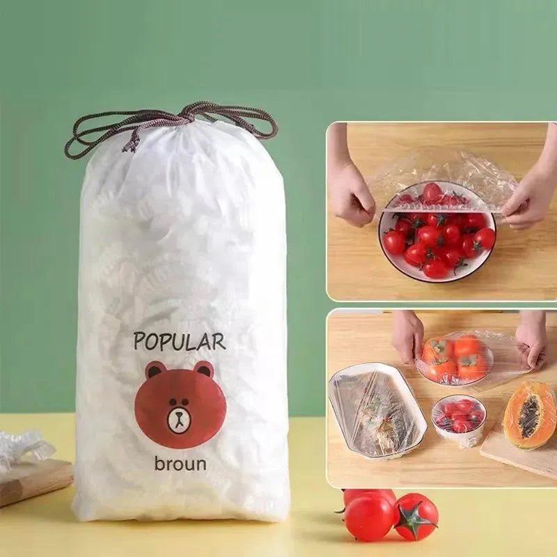 Popular Bear Food Covers Transparent Plastic Storage