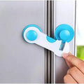Child Safety Fridge Lock Blue ABS 3-Pack