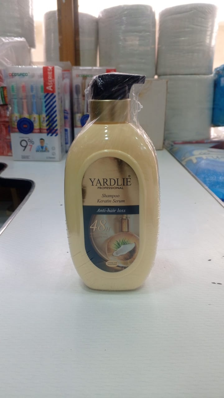 Yardlie Keratin Serum Shampoo | Professional 2-in-1 Care | Anti-Hair Loss & Anti-Dandruff |