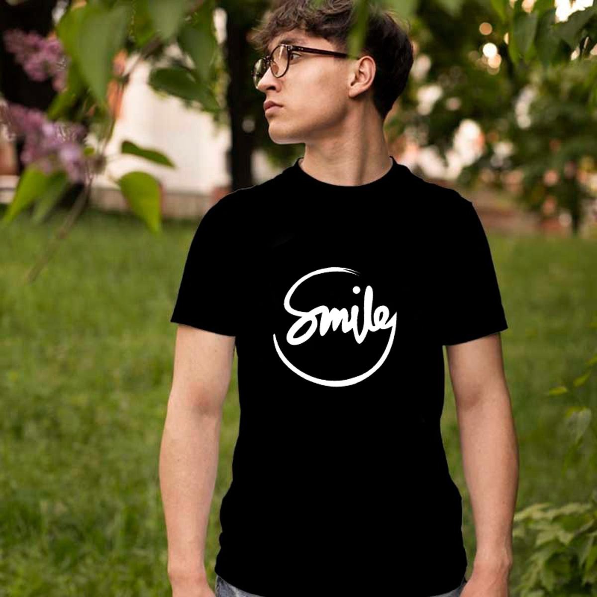 Round Neck Jersey T-Shirt for Men �Lightweight Breathable Summer Casual Wear, Soft Comfortable Daily Use Tee (Medium)