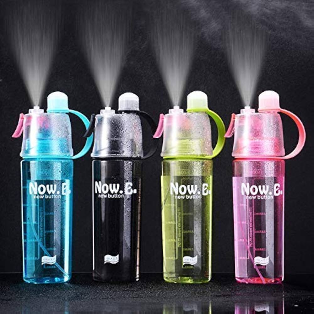 Spray water Plastic bottle HydraMist Pro �Ultra-fine mist spray for skincare, cleaning, or gardening. GlowSpritz �Gentle hydration with a stylish touch for everyday refreshment - 500ml | With Box (Random Color)